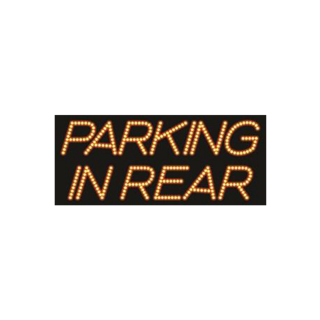 Cre8tion LED signs Parking In Rear, P0101, 23069 KK BB